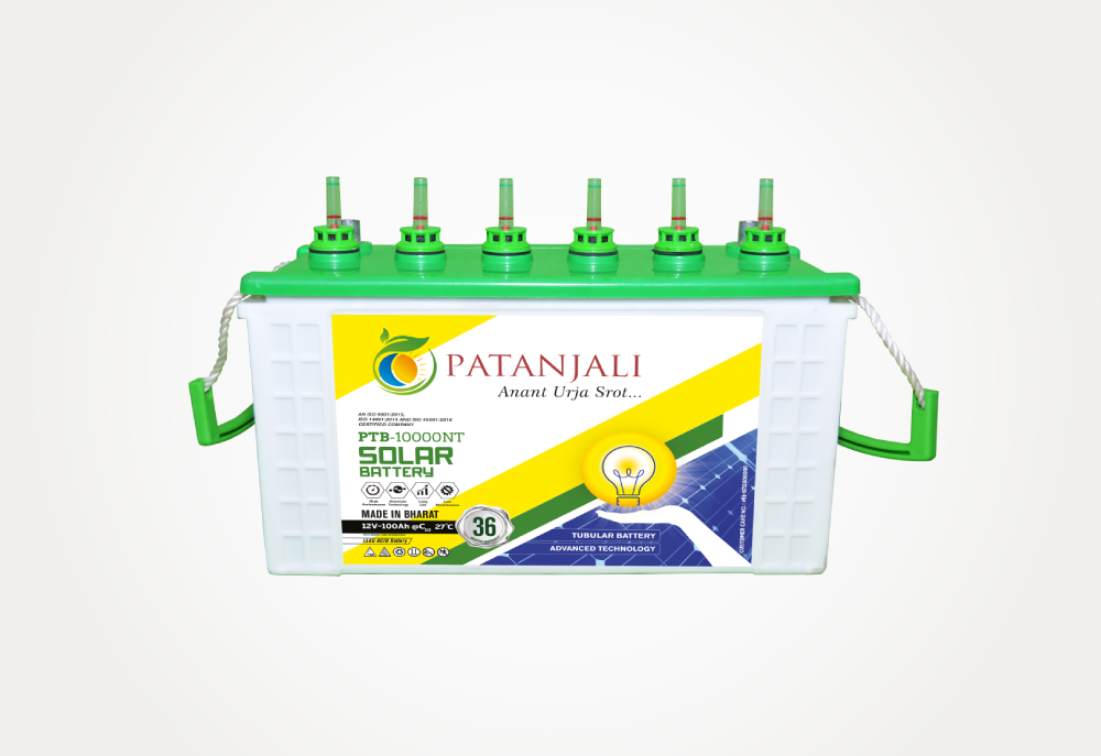 patanjali solar battery