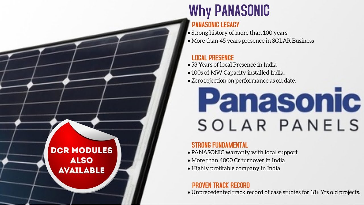 panasonic solar panel